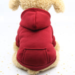 Fashion Winter Dog Coats Soft Cotton Fleece Wear Warm
