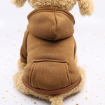 Fashion Winter Dog Coats Soft Cotton Fleece Wear Warm