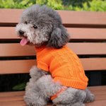 Autumn Winter Pet Dog Clothing Knitted Sweaters Puppy