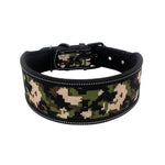 Reflective Nylon Dog Collar Fashion Printed Adjustable Pet