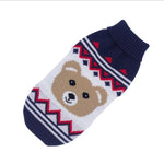 Winter Cartoon Dog Clothes Warm Christmas Sweater For Small Dogs