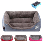 S-3XL 9 Colors Paw Pet Sofa Dog Beds Waterproof Bottom Soft