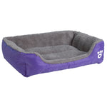 S-3XL 9 Colors Paw Pet Sofa Dog Beds Waterproof Bottom Soft
