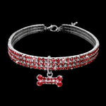 Dog Collar Crystal Puppy Chihuahua Pet Dog Collars Leash