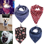 Dog Cotton Scarf Bib Flower Grooming Accessories
