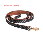 pawstrip 4 Colors Dot Small Dog Collar Bandana Soft Leather