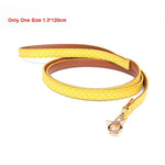 pawstrip 4 Colors Dot Small Dog Collar Bandana Soft Leather