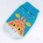 Winter Cartoon Dog Clothes Warm Christmas Sweater For Small Dogs