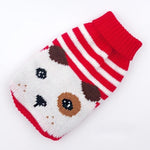 Winter Cartoon Dog Clothes Warm Christmas Sweater For Small Dogs