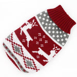 Winter Cartoon Dog Clothes Warm Christmas Sweater For Small Dogs