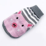 Winter Cartoon Dog Clothes Warm Christmas Sweater For Small Dogs