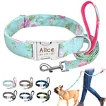 Dog Collar Custom Nylon Puppy Cat Dog Tag Collar