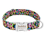 Dog Collar Custom Nylon Puppy Cat Dog Tag Collar